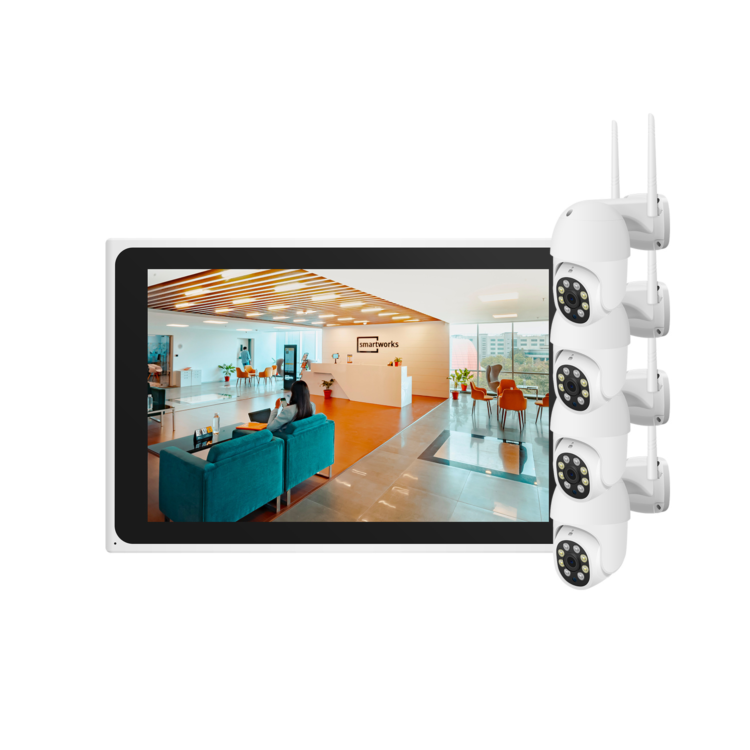 3MP HD Wireless NVR Security System Kit