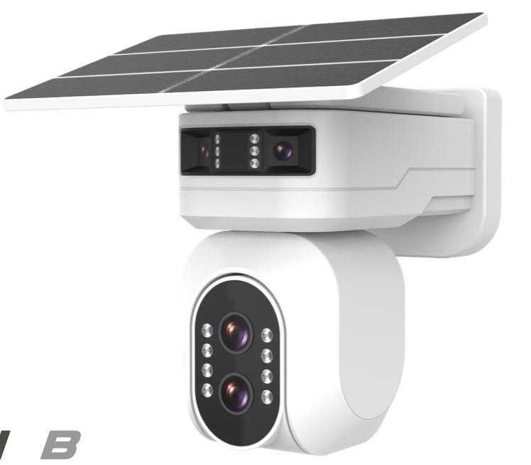 Long Life Battery Powered Solar CCTV Camera WiFi Security Camera System with Solar Panel IP Outdoor CCTV Camera