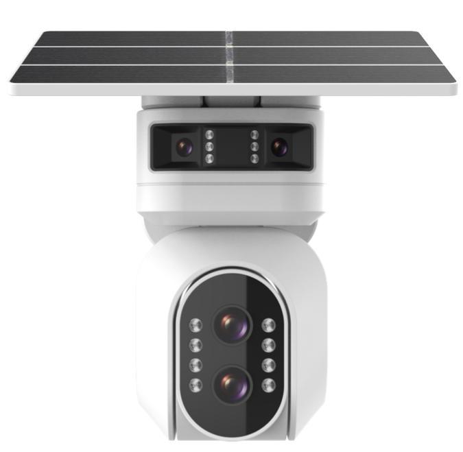 Long Life Battery Powered Solar CCTV Camera WiFi Security Camera System with Solar Panel IP